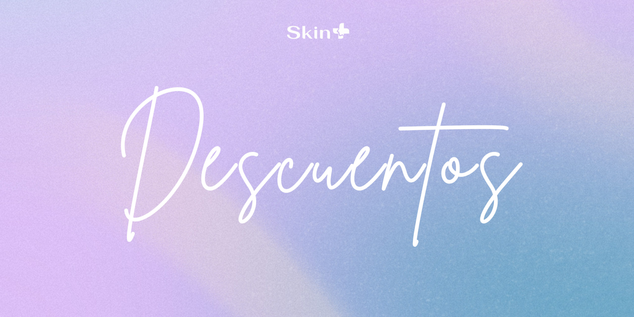 Texto sobre descuentos en colores suaves